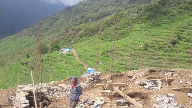 Die Schule in Puru befindet sich noch im Rohbau. | Foto: Roman Müller