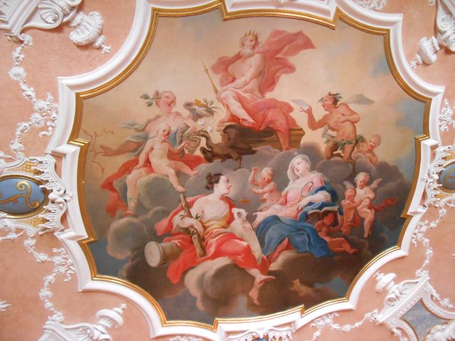 Deckengemälde im Stadtschloss
