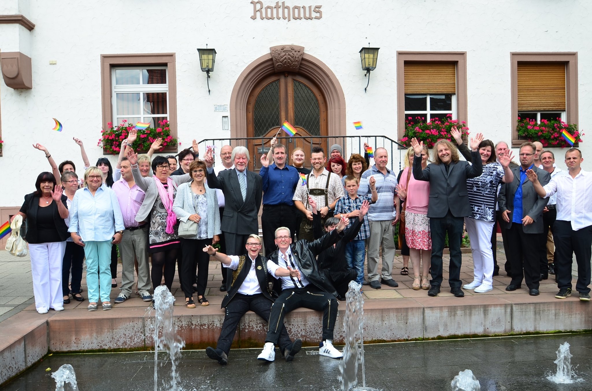 Erste "Homoehe" im Erlenbacher Rathaus Erlenbach a.Main