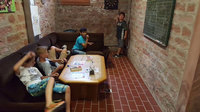 Darts war bei den Jungs mehr beliebt