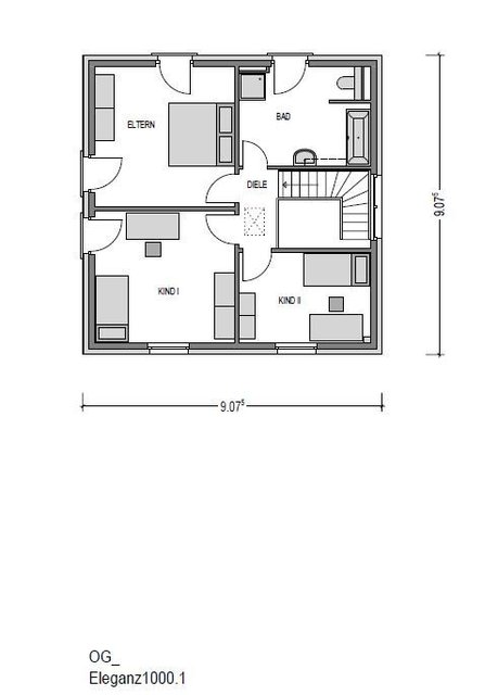 Das Obergeschoss bietet Rückzugsmöglichkeiten und Platz zur freien Entfaltung