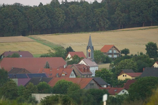 Blick auf Wenschdorf.