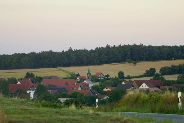 Blick auf Wenschdorf.
