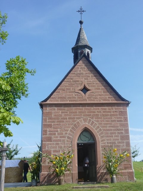 "Odenwälder Trachtenkapelle Wenschdorf-Monbrunn" beim Kapellenfest Monbrunn