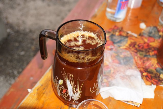 Frisch gepresster Apfelsaft - wer kann da nein sagen!