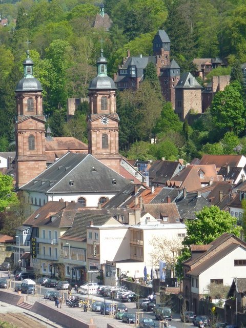 Bismarckweg - über den Dächern des "Schwarzviertels"