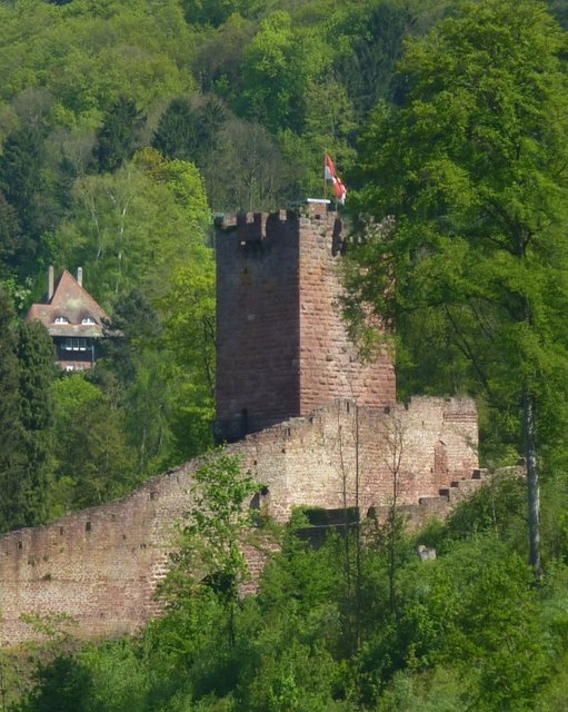 Bismarckweg - über den Dächern des "Schwarzviertels"