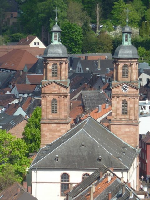 Bismarckweg - über den Dächern des "Schwarzviertels"