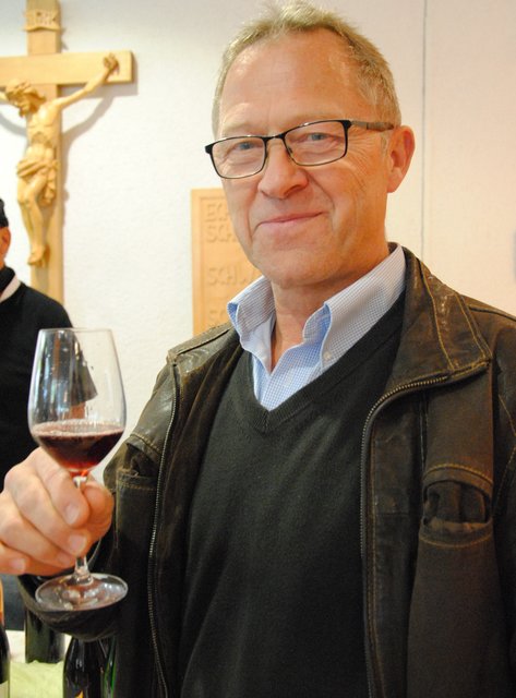 Franz Bader will im nächsten Jahr mit seinen Weinen auch beim Churfranken-Genussfestival dabei sein.