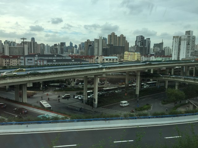 Kreuzungen in Shanghai