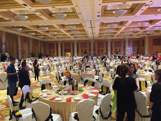 Bankett im Ballsaal des Shanghai International Conference Center
