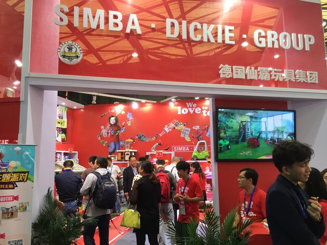 Messestand von Simba