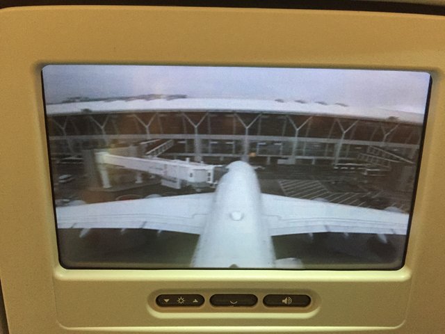 Der LH A380 'München' in Shanghai am Gate