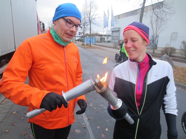 1. Friedenslichtlauf 2016 (Bild von Iris Breitenbach)