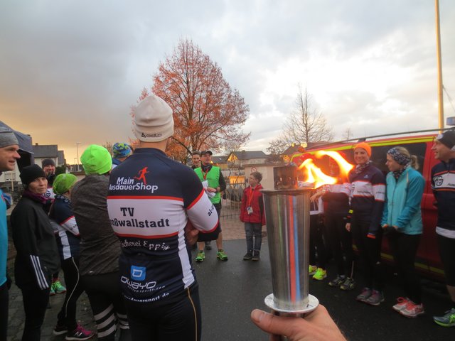 1. Friedenslichtlauf 2016 (Bild von Iris Breitenbach)