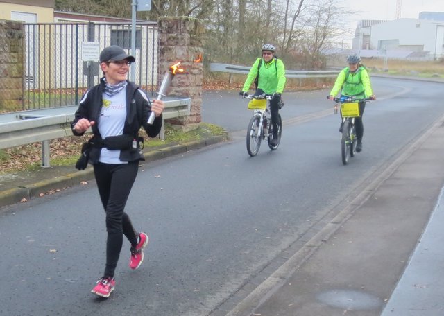 1. Friedenslichtlauf 2016 (Bild von Iris Breitenbach)