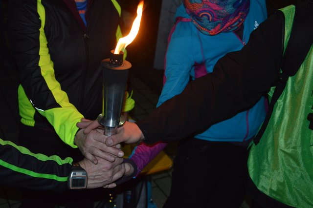 1. Friedenslichtlauf 2016 (Bild von Iris Breitenbach)