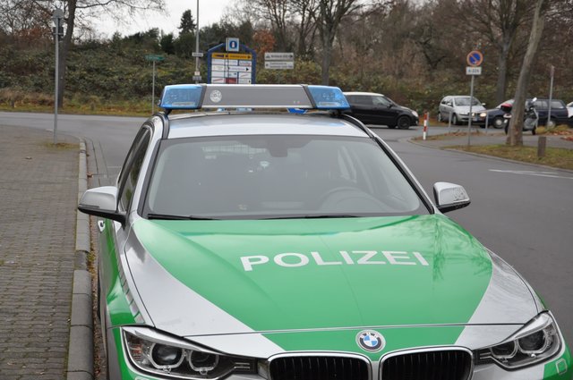Die Polizei ist gut ausgerüstet.