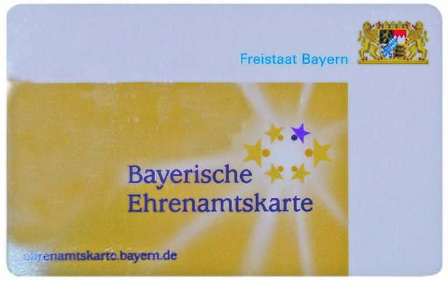 Bayerische Ehrenamtskarte in Gold | Foto: Andrea Kaller-Fichtmüller