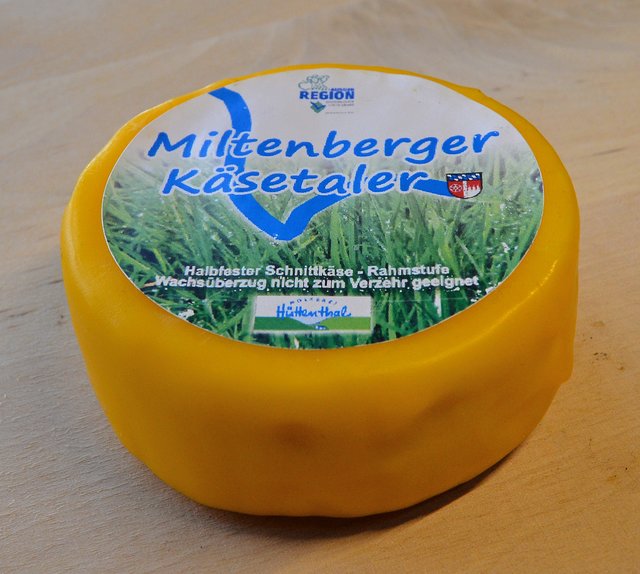 Das Produkt, um das es geht: Der Miltenberger Käsetaler.