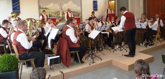 Musikkapelle Richelbach beim Musikalischen Maienabend 2017 in Wenschdorf