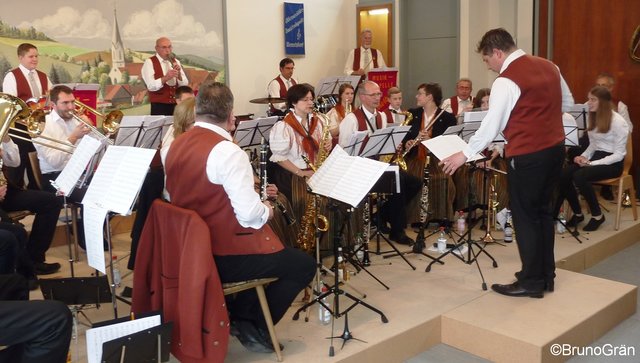 Musikkapelle Richelbach beim Musikalischen Maienabend 2017 in Wenschdorf