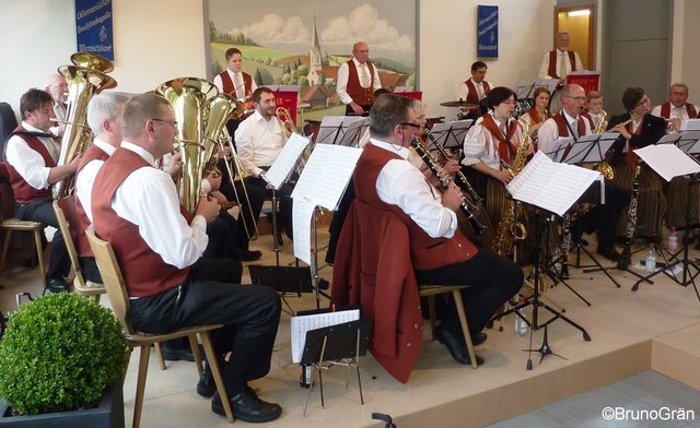 Musikkapelle Richelbach beim Musikalischen Maienabend 2017 in Wenschdorf