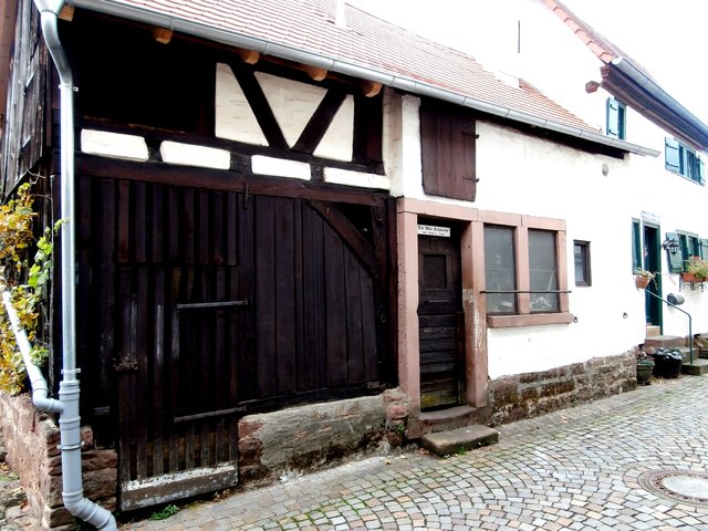Diese in der Kirchgasse in Mönchberg gelegene Schmiede wurde zuletzt von Josef Bildstein betrieben. | Foto: Erich Heider