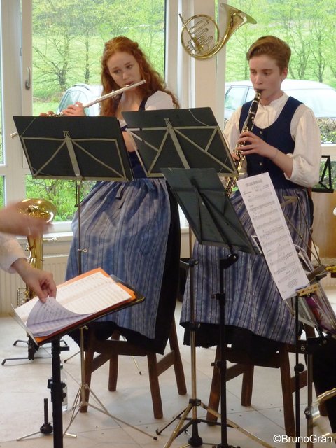 Jugendkapelle Wenschdorf-Monbrunn beim Musikalischen Maienabend 2017