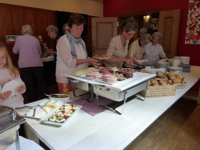 Köstliches Frühstücks-Buffet