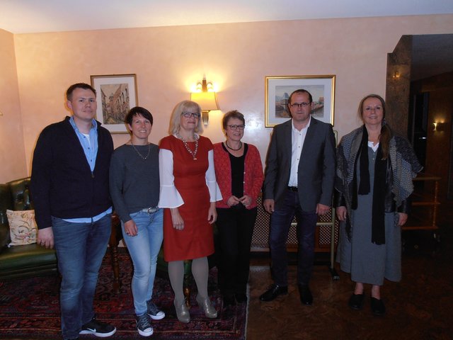 (von links) Marco Schwaninger, Marion Zipp, Regine Linning, Andrea Kirchgessner, Christoph Göldner, Dorothea Zöller