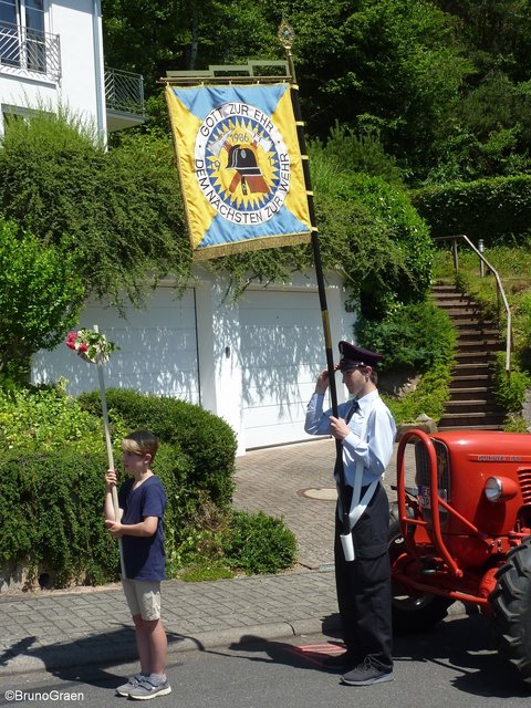 Jubiläumsfestzug der Freiwilligen Feuerwehr Weckbach
