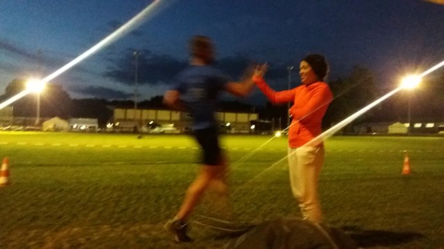 Auch in der Nacht läuft's wie am Schnürchen.