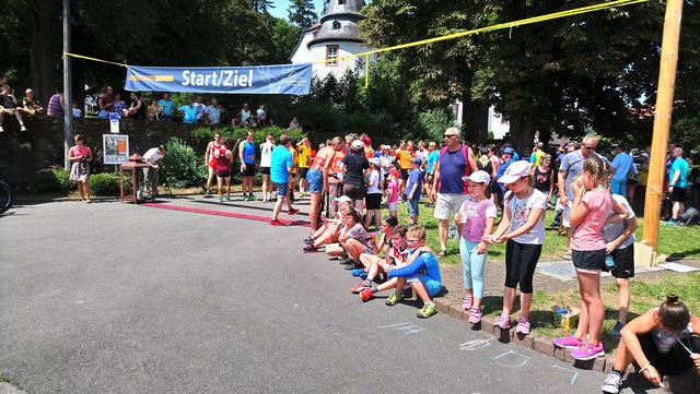Start/Ziel am Eberstadter Lauf