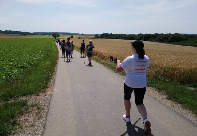 Wunderschöne Flur- und Feldwege entdecken - beim Eberstadter Lauf.