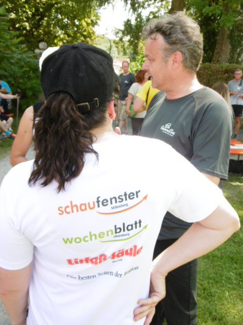 News Verlag-Runningteam im Gespräch mit Volker Hofmann