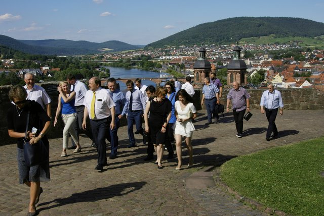 Auch der Besuch der Mildenburg war bei der ukrainischen Delegation eingeplant. | Foto: Prof. Dr. Dieter Schimanke