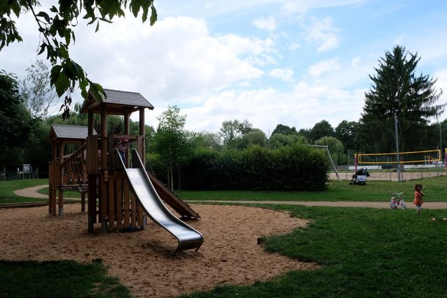 Spielgeräte im Beachpark in Elsenfeld. | Foto: Sylvia Kester