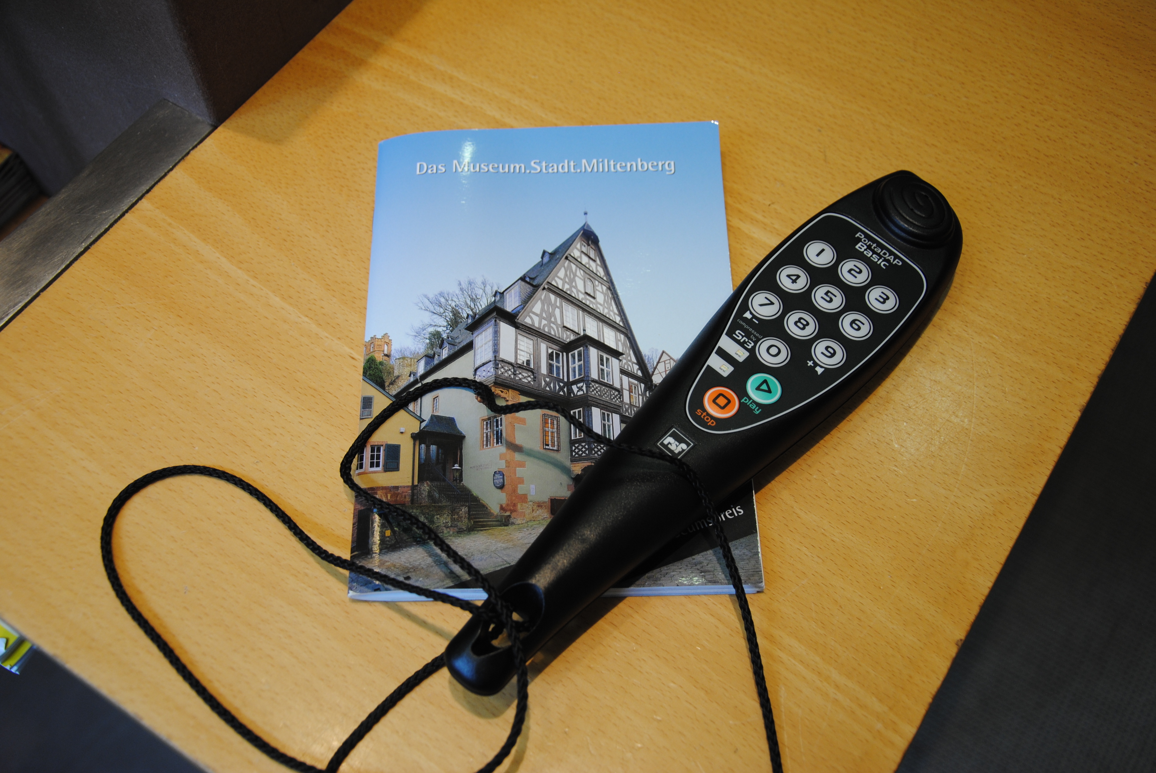 Der neue Audioguide gibt Museumsbesuchern in Miltenberg zusätzliche Informationen an die Hand.