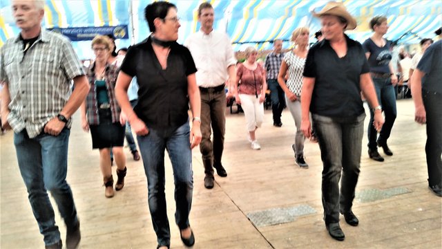 Die LineDancer der Spessart Bandits aus dem Kreis Miltenberg