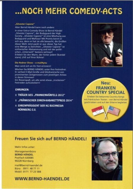 Plakat Bernd Händel Rückseite | Foto: Bernd Händel
