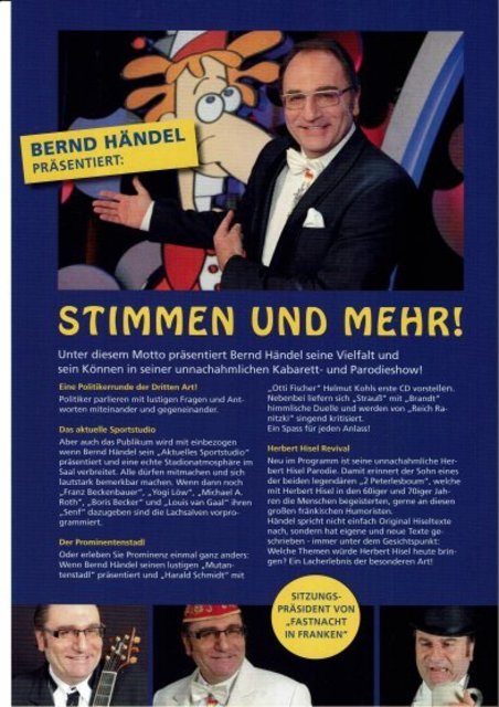 Plakat Bernd Händel groß | Foto: Bernd Händel
