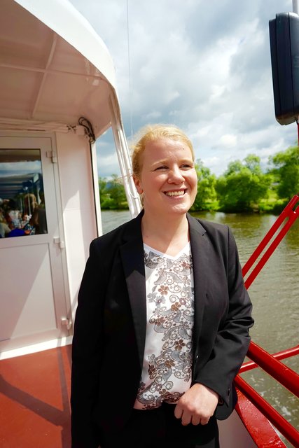 Larissa Brandt, Pfarrerin in Waldenhausen / Sachsenhausen lobte Idee, Organisation und Gemeinschaftsgedanken der Aktion „Reformation im Fluss“. Pfingstliche Begeisterung sei ansteckend und wirke nachhaltig, registrierte sie.