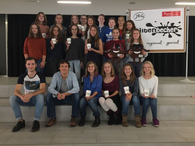 Das Miltenberg-Team vom Julius-Echter-Gymnasium Elsenfeld | Foto: Foto: Julius-Echter-Gymnasium Elsenfeld