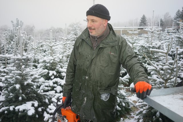 Horst Schneider aus Guggenberg ... in Aktion.