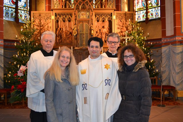 Pater Isaac, Sabine Kirchmann, Franz Knebel, Theo Pfeifer und Kerstin Gerlach