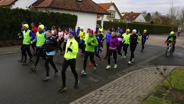 Friedenslichtlauf 2017 von Mainaschaff nach Trennfurt