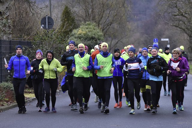 Friedenslichtlauf 2017 von Mainaschaff nach Trennfurt