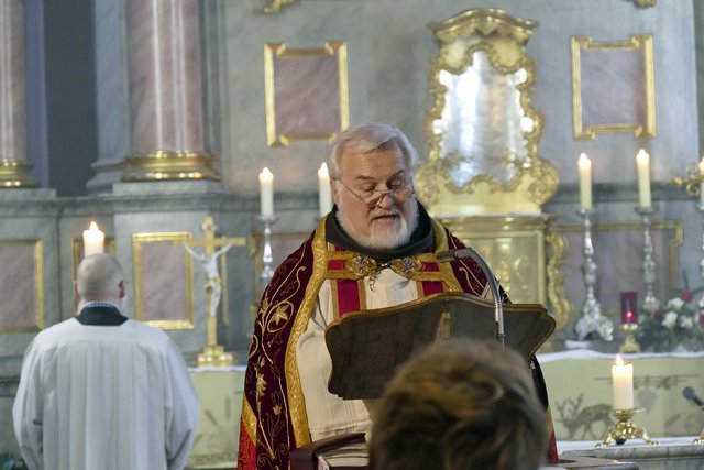 Präses Pater Richard ofm bei der Festandacht
