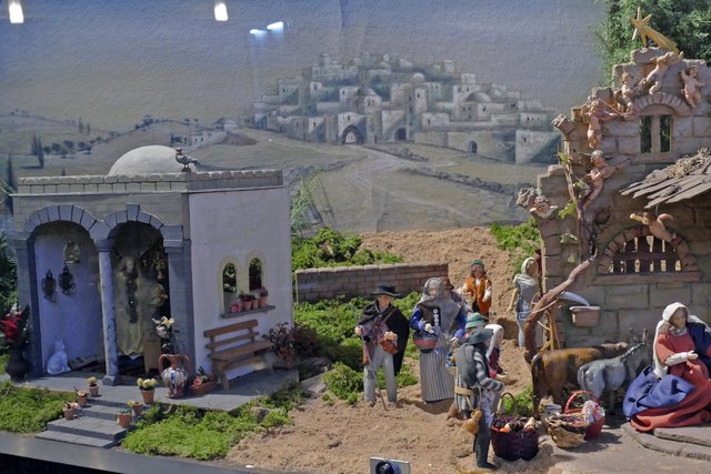 Weitere Szene der Krippe in der Klosterkirche